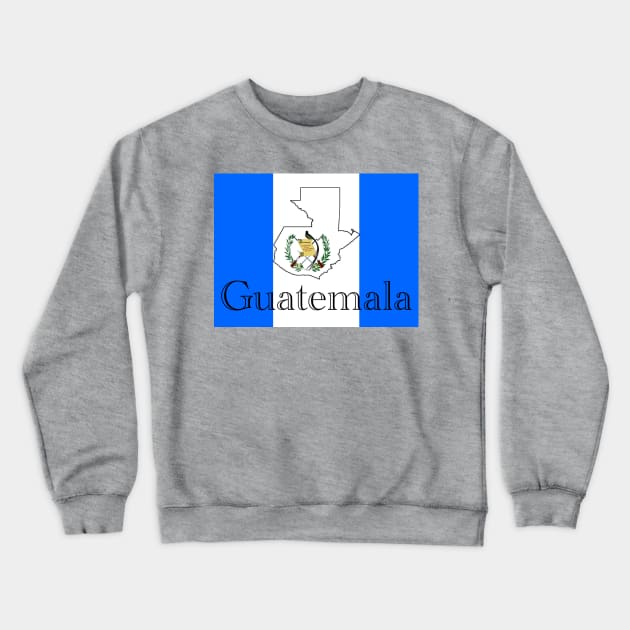 Guatemala flag and country Crewneck Sweatshirt by Antleader